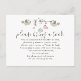 Tarjeta de solicitud de inserción de libro para ba