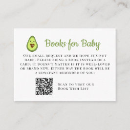 Tarjeta de solicitud de libro Adaguado Baby Shower
