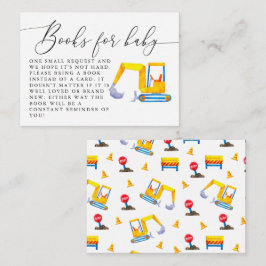 Tarjeta de solicitud de libro Baby Shower de const