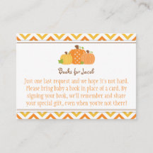 Tarjeta de solicitud de libro de Baby Shower de ca