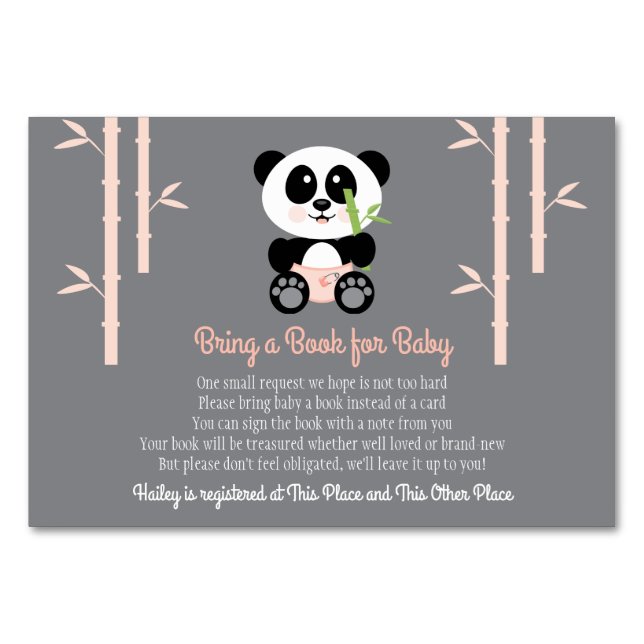 TARJETA DE SOLICITUD DE LIBRO DE BABY SHOWER DE PI (Anverso)
