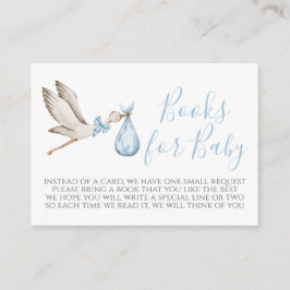 Tarjeta de solicitud de libro de Baby Shower para 