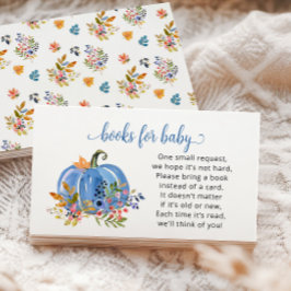Tarjeta de solicitud de libro de Baby Shower para 