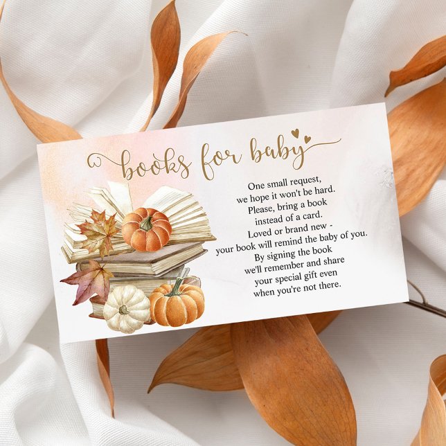 Tarjeta de solicitud de libro de la calabaza temát (Subido por el creador)