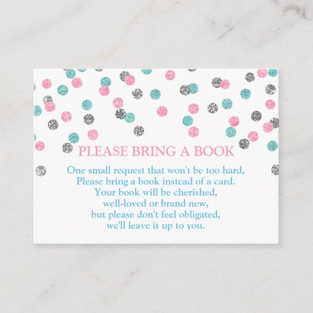 Tarjeta de solicitud de libro de puntos rosados de (Anverso)
