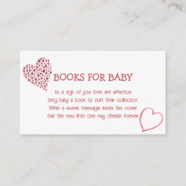 Tarjeta de solicitud de libro de temas de Baby Lov