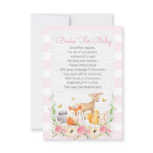 Tarjeta de solicitud de libro de Woodland chica, l