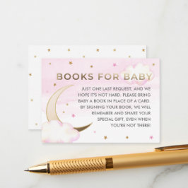 Tarjeta de solicitud de libro 'Over the Moon'