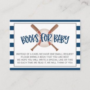 Tarjeta de solicitud de libros Baby Shower de béis