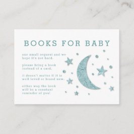 Tarjeta de solicitud de libros Baby Shower Stars M