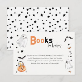 Tarjeta de solicitud de libros de Baby Shower de L