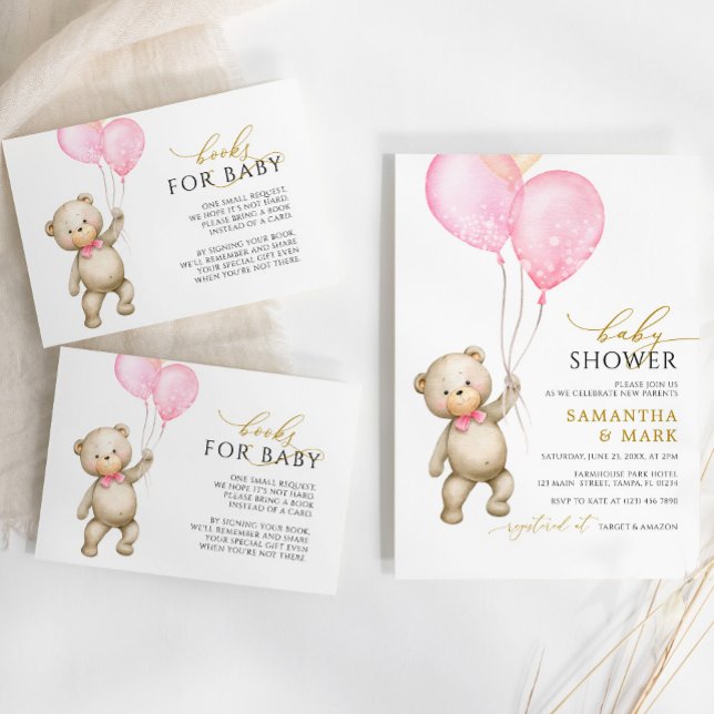 Tarjeta de solicitud de libros Teddy Bear and Ball (Subido por el creador)