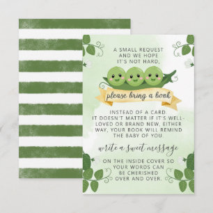 Tarjeta de solicitud de libros Three Peas Pod para