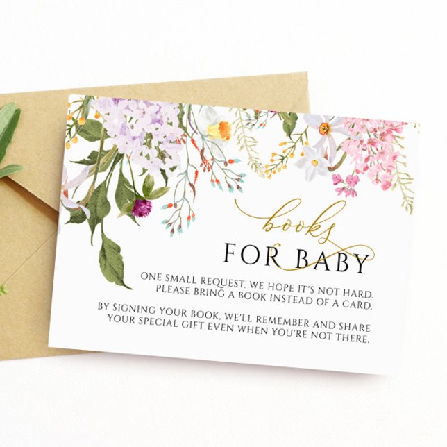 Tarjeta de solicitud de libros Wildflowers (Subido por el creador)