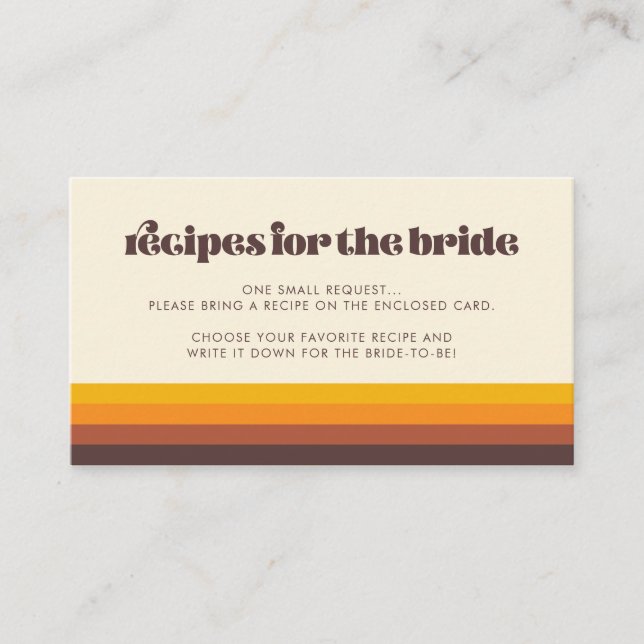 Tarjeta de solicitud de receta de retro 60 (Anverso)