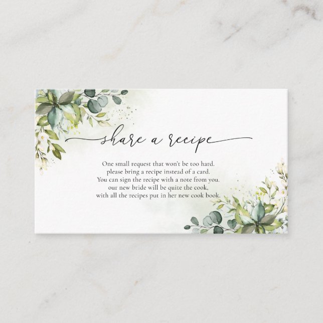 Tarjeta de solicitud de receta de verde (Anverso)