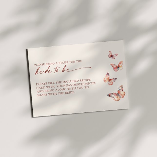 Tarjeta de solicitud de receta para la ducha de ma (Subido por el creador)