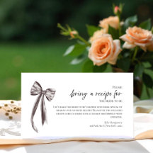 Tarjeta de solicitud de receta para la ducha de no