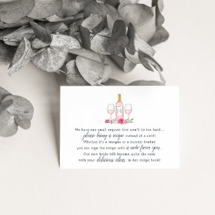Tarjeta de solicitud de receta Rosé Garden
