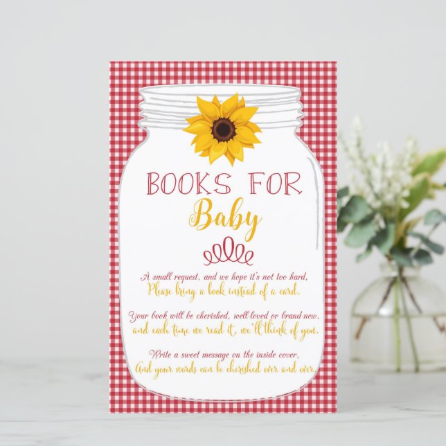 Tarjeta de solicitud de reserva de Baby Shower BBQ (Anverso de pie)