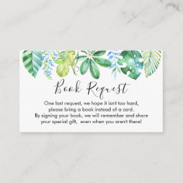 Tarjeta de solicitud de reserva de Safari Animals