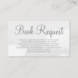 Tarjeta de solicitud de Sky Book de Light Gray Sta