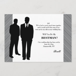 Tarjeta de solicitud Groomsman