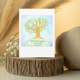 Tarjeta de solidaridad del árbol de la vida
