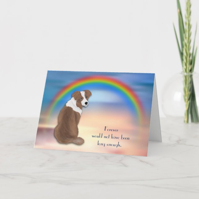 Tarjeta de solidaridad del Pastor Arcoiris Rojo Au (Anverso)