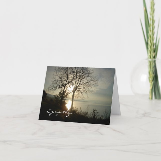 Tarjeta de solidaridad Mississippi River Sunrise (Anverso)