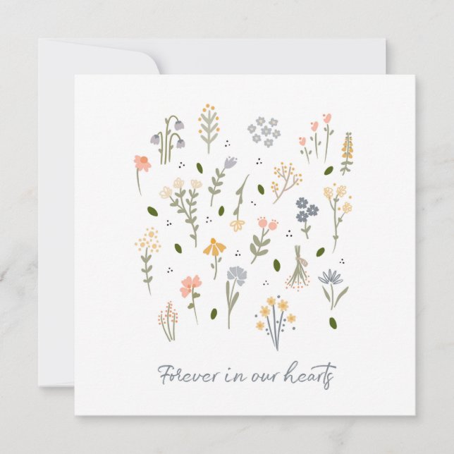 Tarjeta de solidaridad para siempre en nuestro dol (Anverso)