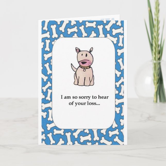 Tarjeta de solidaridad PetPet Loss (Anverso)
