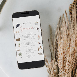 Tarjeta de soltero de fin de semana de soltería de