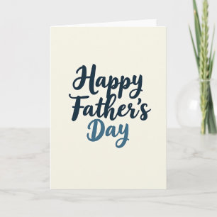 Tarjeta de sombra del Día del Padre de la Marina