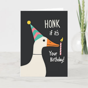 Tarjeta de sombrero de fiesta de pájaro caprichoso