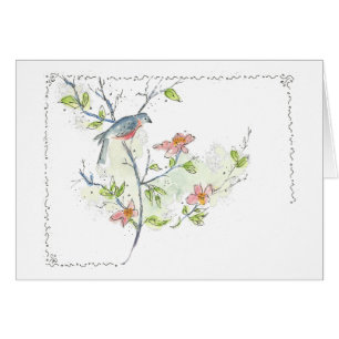 Tarjeta de songbird dulce