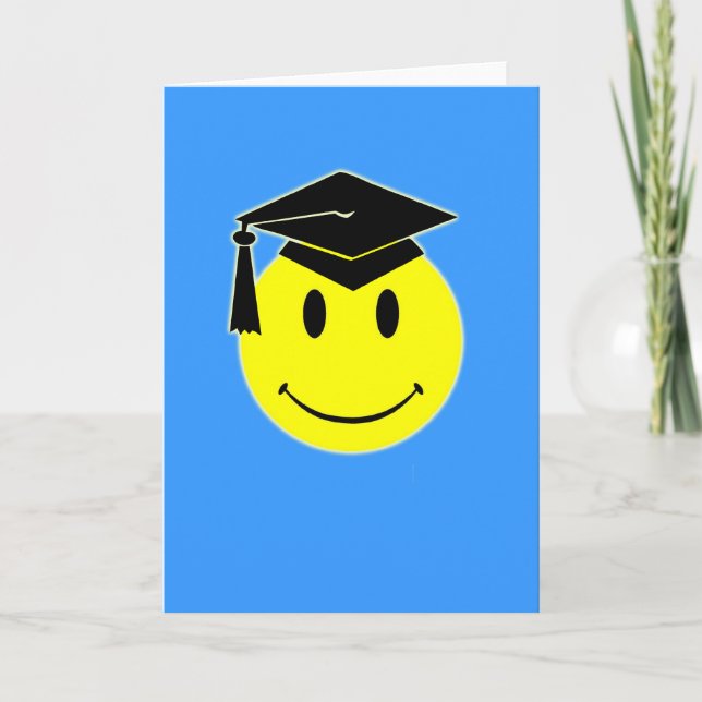 Tarjeta de sonrisa de graduación (Anverso)