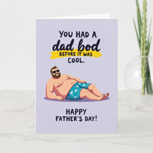 Tarjeta de Sonrisa del Día del Padre Lavendar