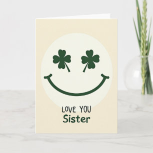Tarjeta de Sonrisa Hermana Te Amo