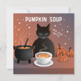 tarjeta de Sopa de Calabaza
