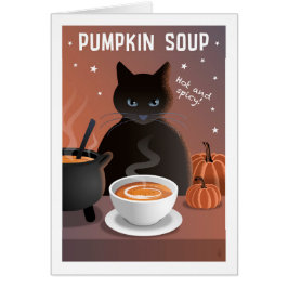 tarjeta de Sopa de Calabaza