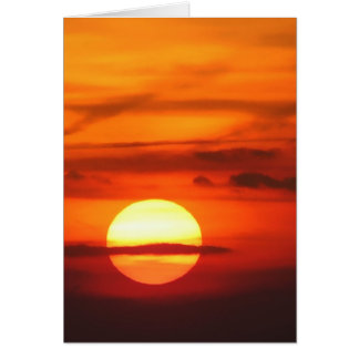 Tarjeta de soplo de sol