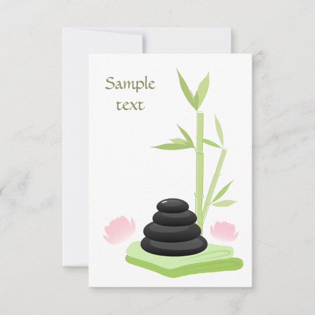 Tarjeta de spa RSVP (Anverso)
