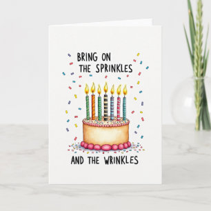 Tarjeta de Sprinkles Festivos