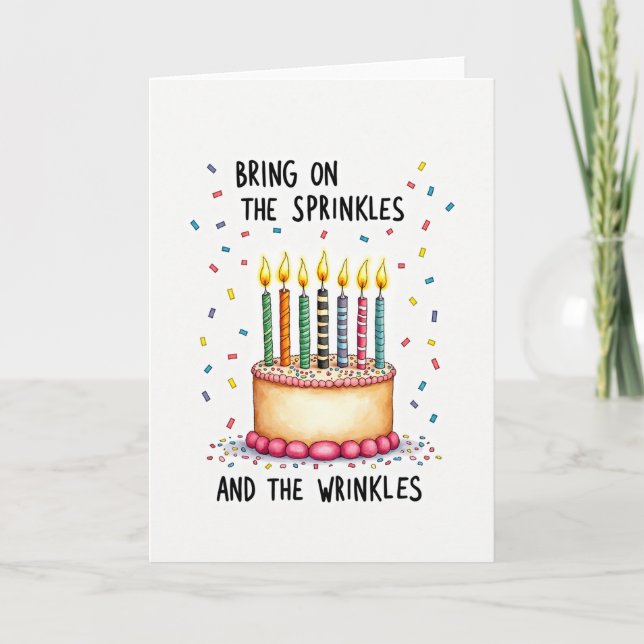 Tarjeta de Sprinkles Festivos (Anverso)