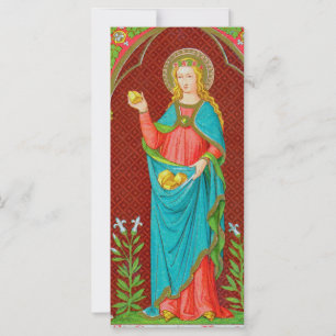 Tarjeta de Sta. Emerentiana de Roma (SAU 36)