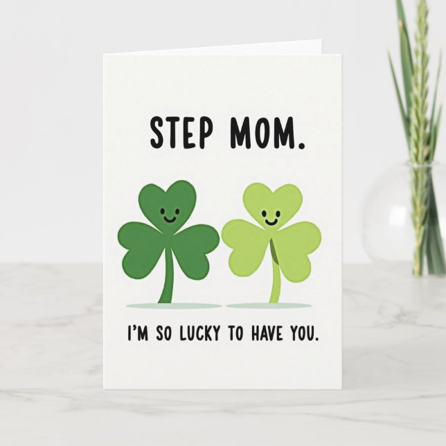 Tarjeta de Suegra Afortunada (Anverso)