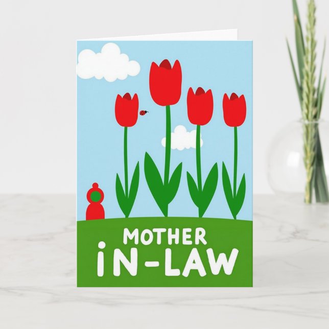 Tarjeta de Suegra Alegre (Anverso)