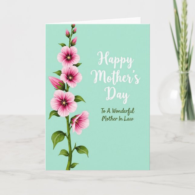 Tarjeta de Suegra Botánica (Anverso)