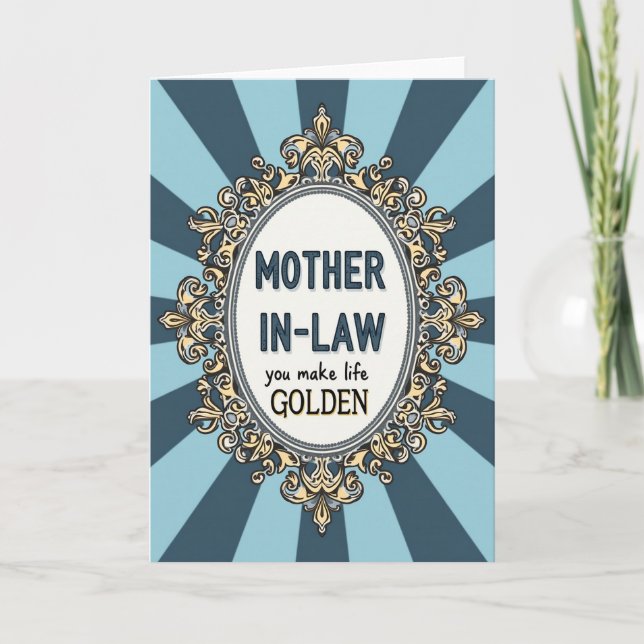 Tarjeta de Suegra de Oro (Anverso)